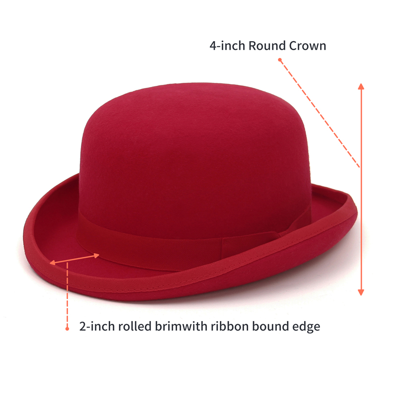 GEMVIE 100% Wool Felt Derby Ha - đánh giá và giá Fedora Hat Wool