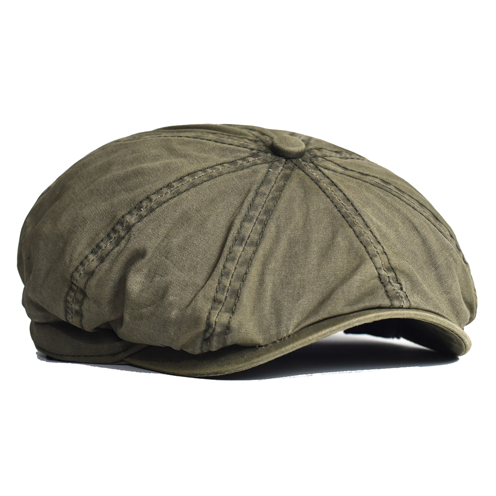Washed Cotton Newsboy Cap Peak - đánh giá và giá Newsboy Cap Ivy