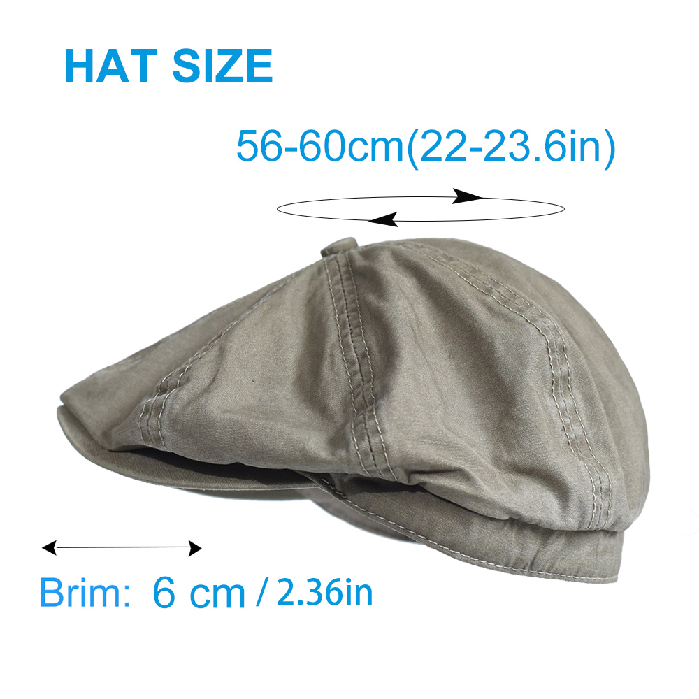 Washed Cotton Newsboy Cap Peak - đánh giá và giá Newsboy Cap Ivy