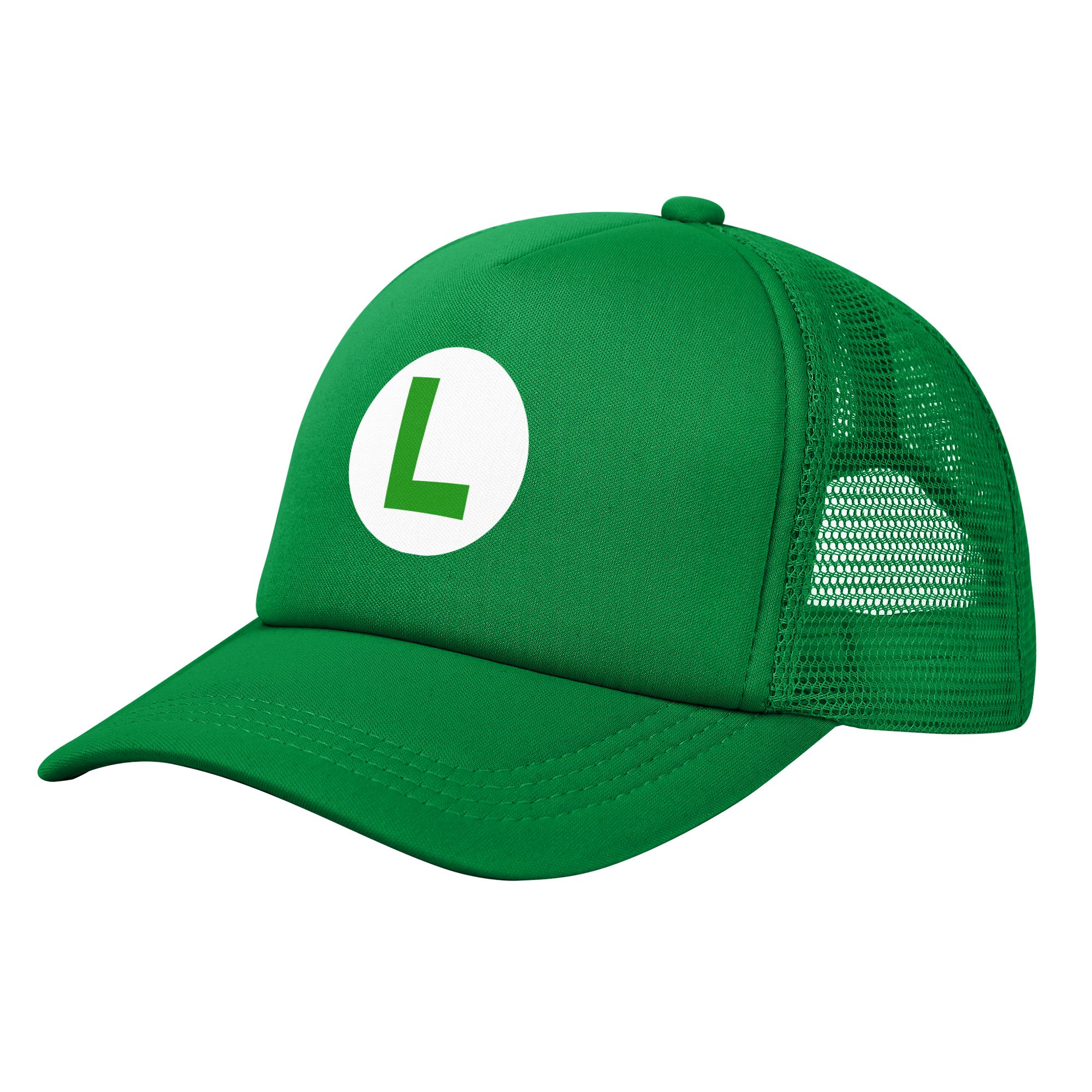 green L red m marioes Luigis F - đánh giá và giá Trucker Cap Mesh
