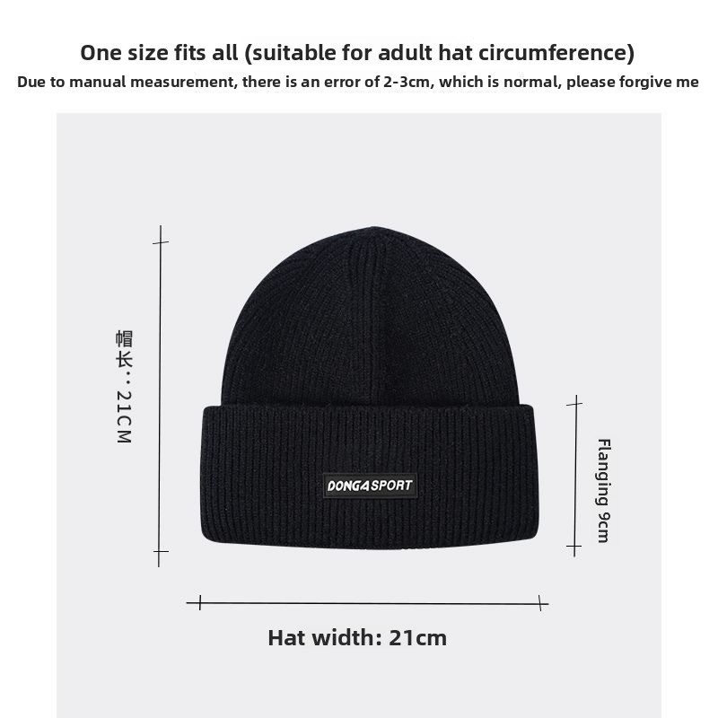1pc Winter Warm Beanie for Men - đánh giá và giá Beanie Cuffed Knit